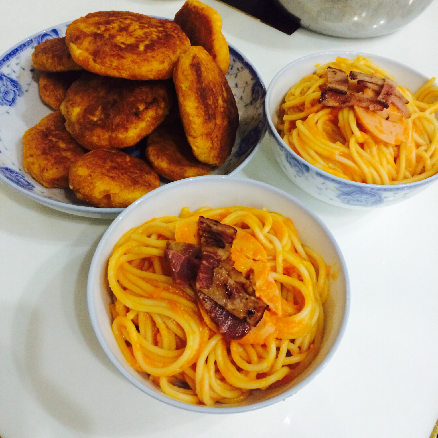 南瓜意面(Spaghetti with Pumpkin Sauce)