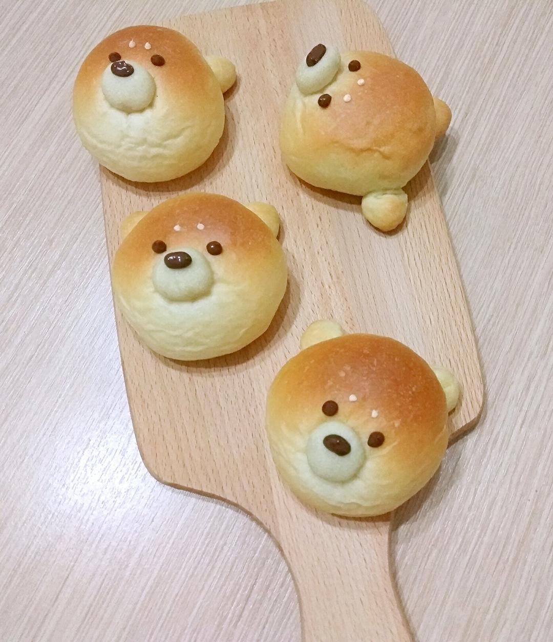 mztg0615做的柴犬面包