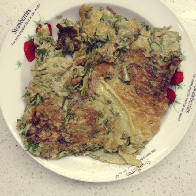 香椿鸡蛋煎饼