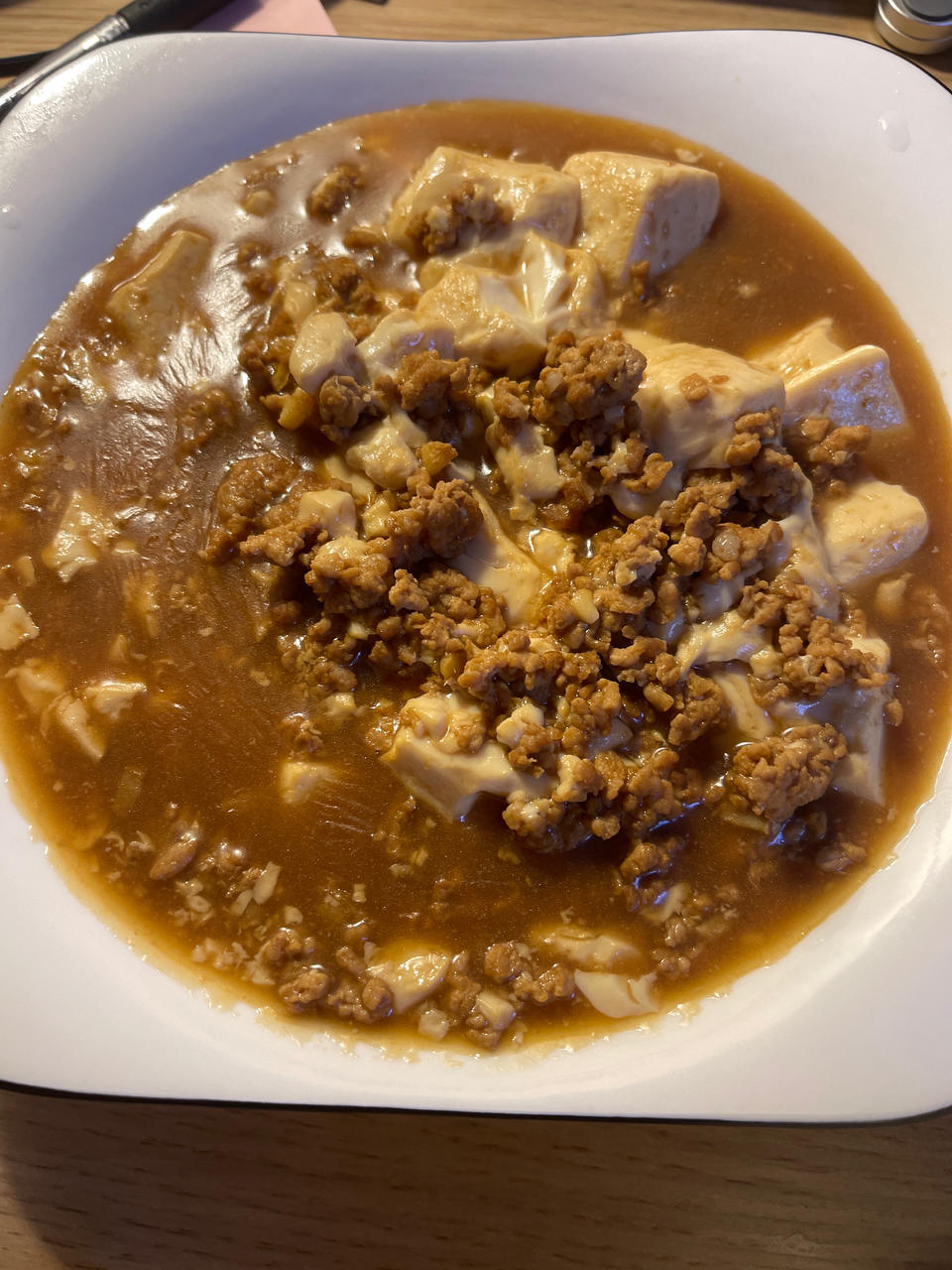 肉末嫩豆腐｜嫩滑口感爽口！这道快手菜超级下饭！！（减脂少油版）