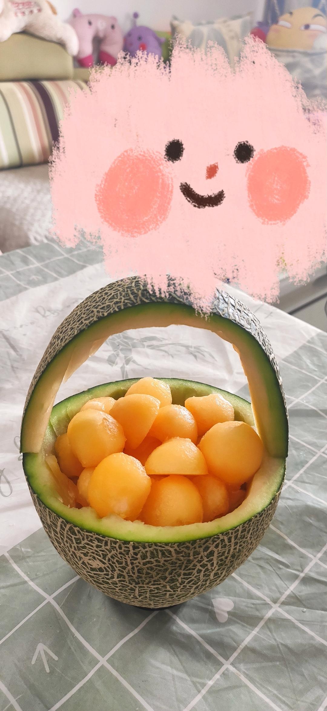 哈密瓜果盘切法