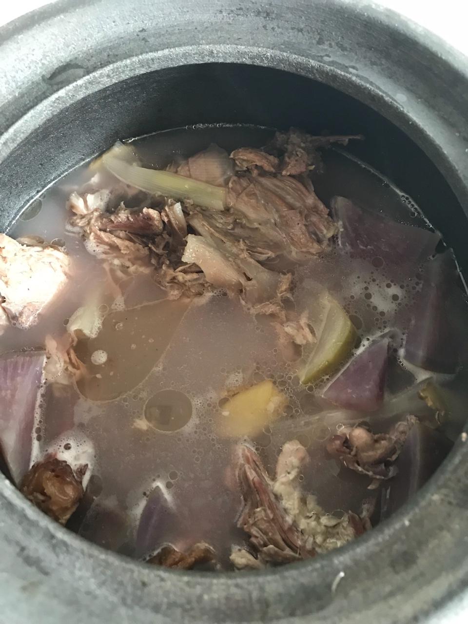 奶白鸭架汤（烤鸭）