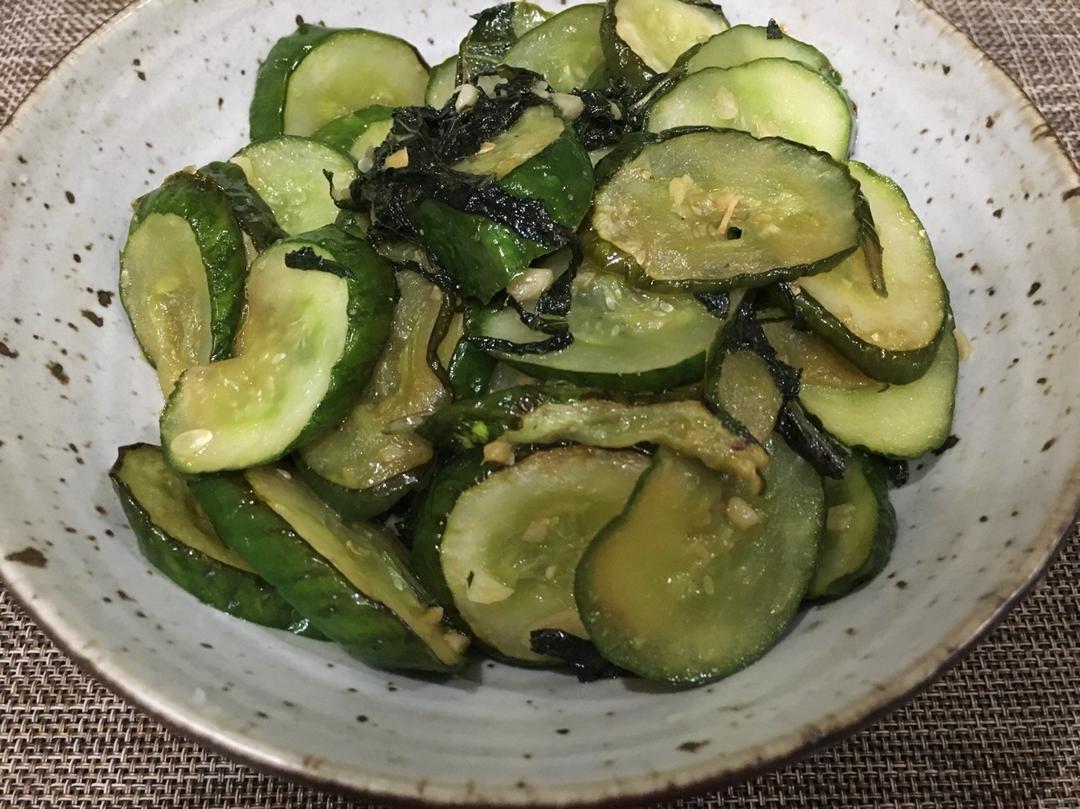 紫苏煎黄瓜