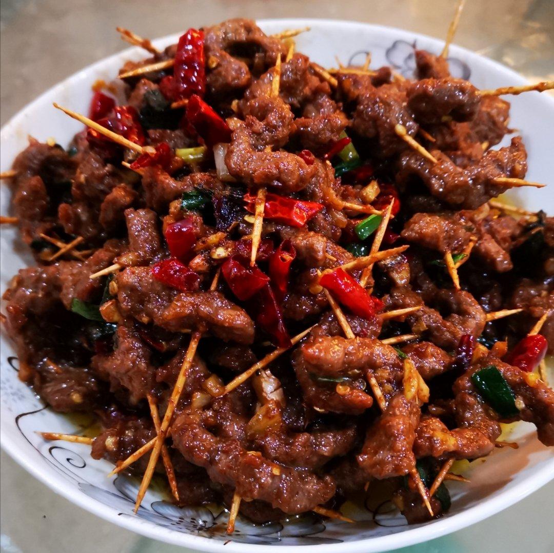 牙签牛肉 道地湖南味