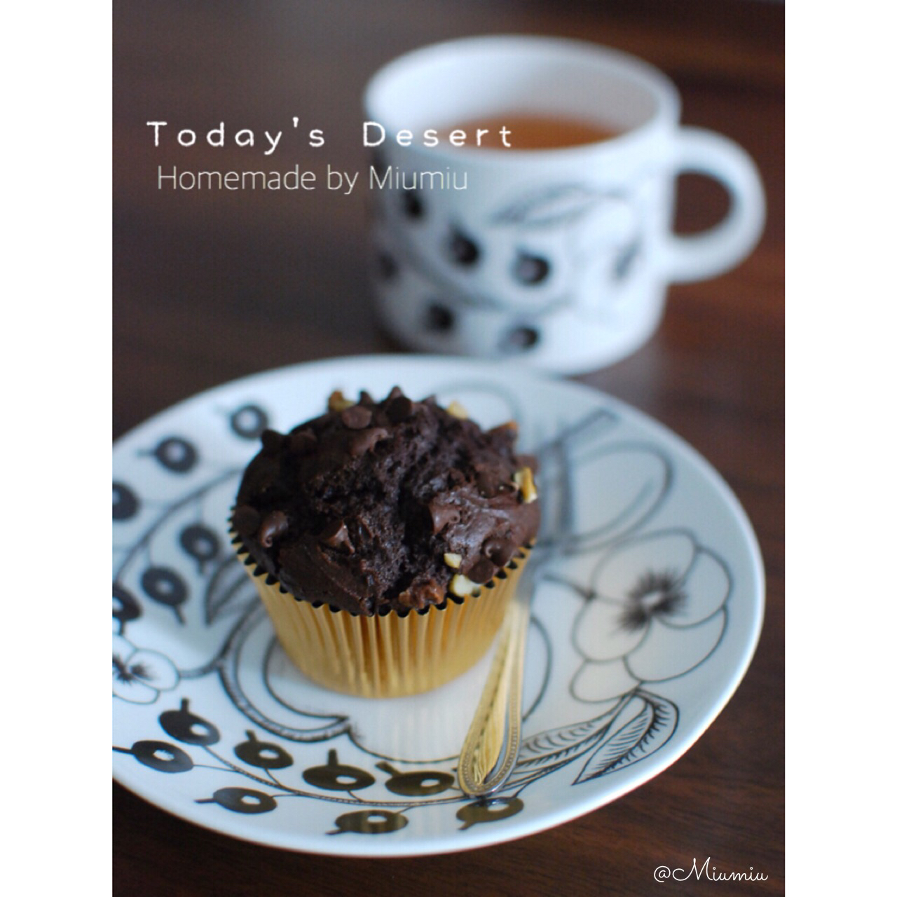 浓情巧克力摩卡马芬<Chocolate Espresso Muffins>