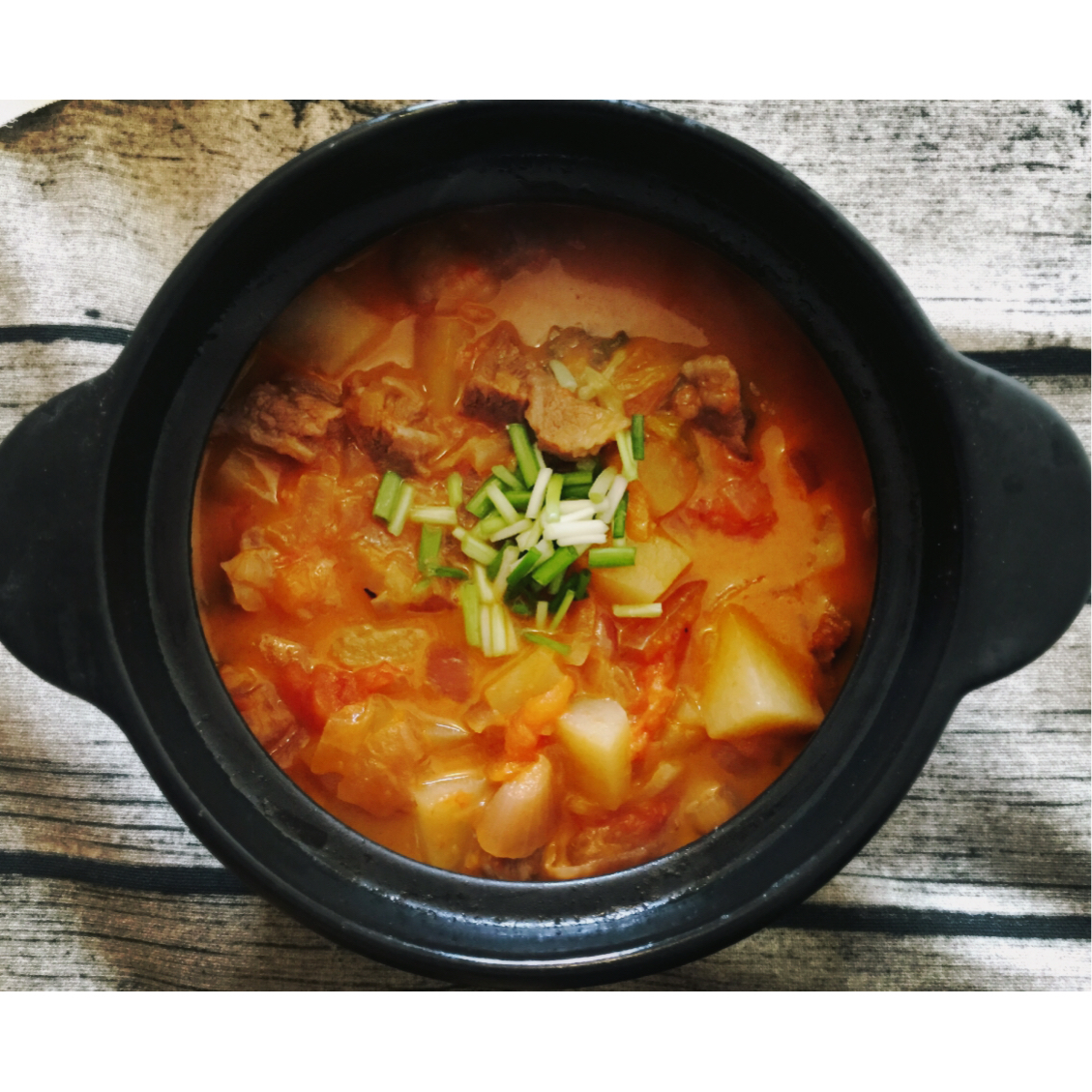番茄土豆炖牛腩