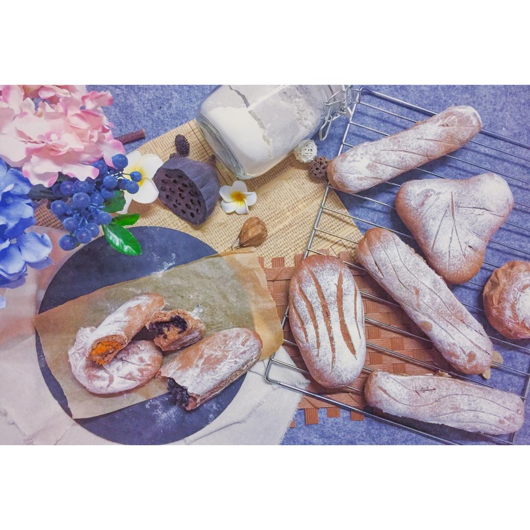 简单黑麦面包（pumpernickel bread)(全麦+黑麦比例高达50%）
