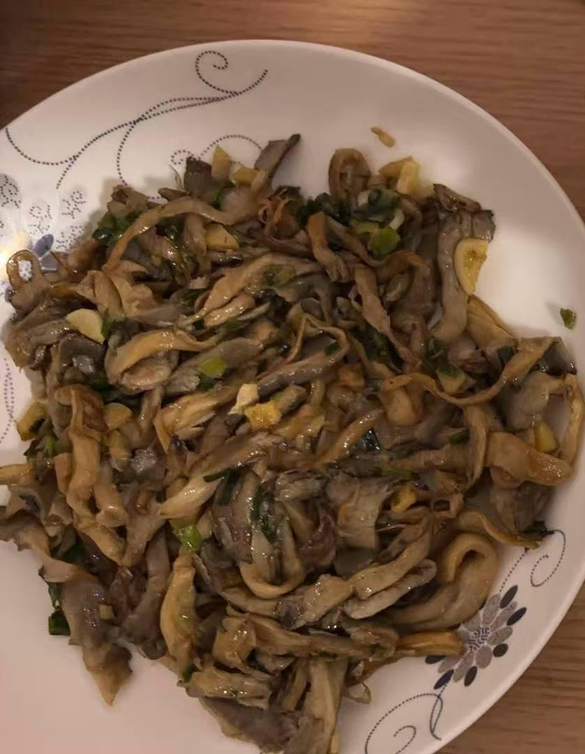 素炒平菇