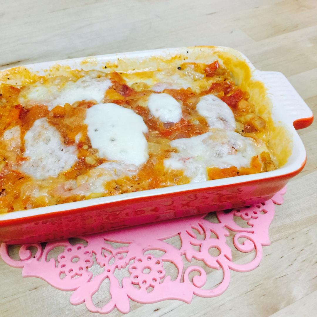 鸡肉拉丝千层面 Four Cheeses Chicken Lasagna的做法 步骤12