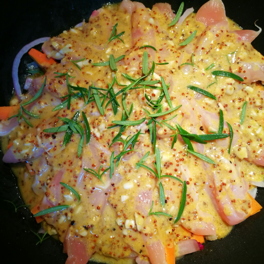 【健康三餐】蜂蜜芥末土豆烤鸡胸