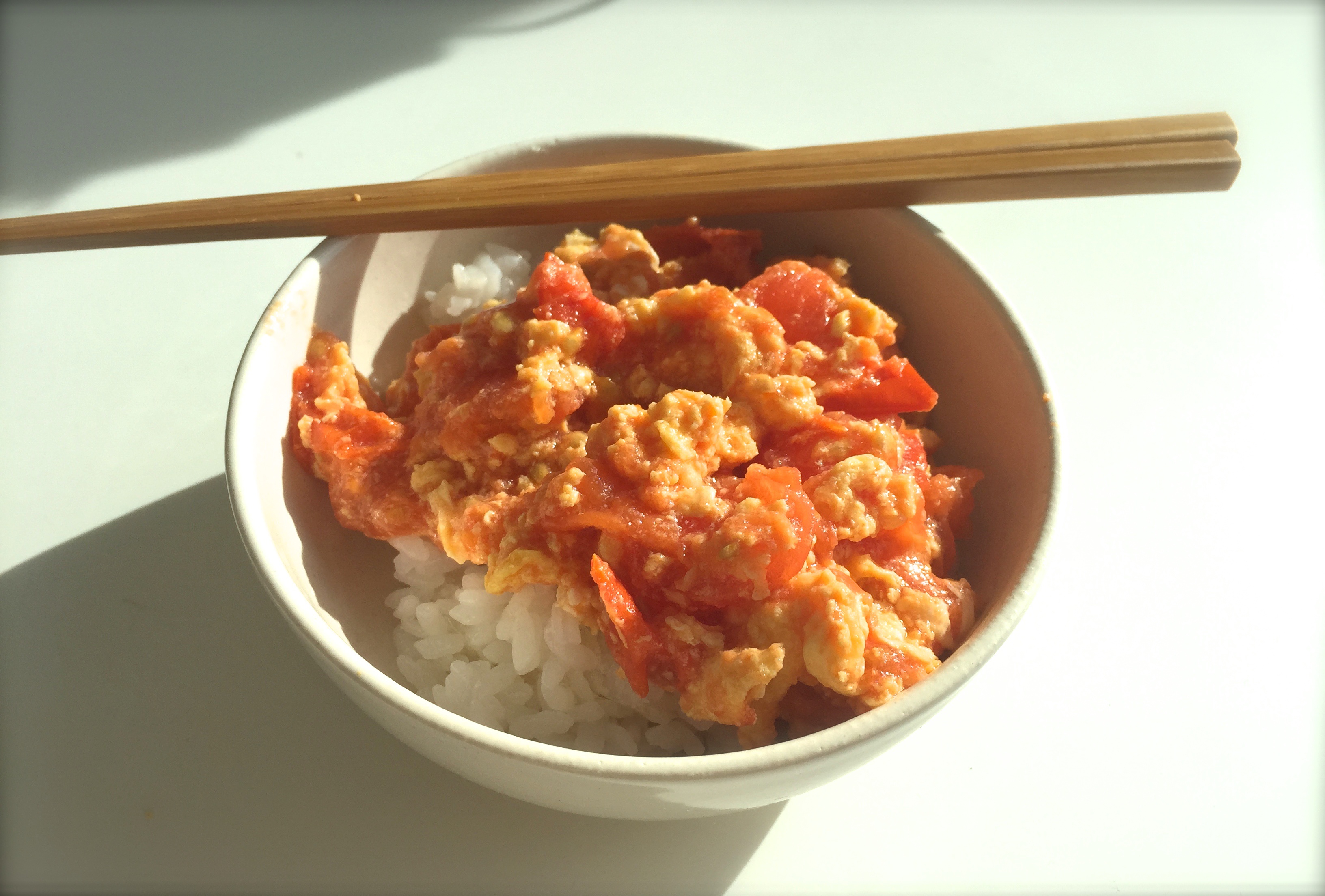 番茄炒蛋盖饭