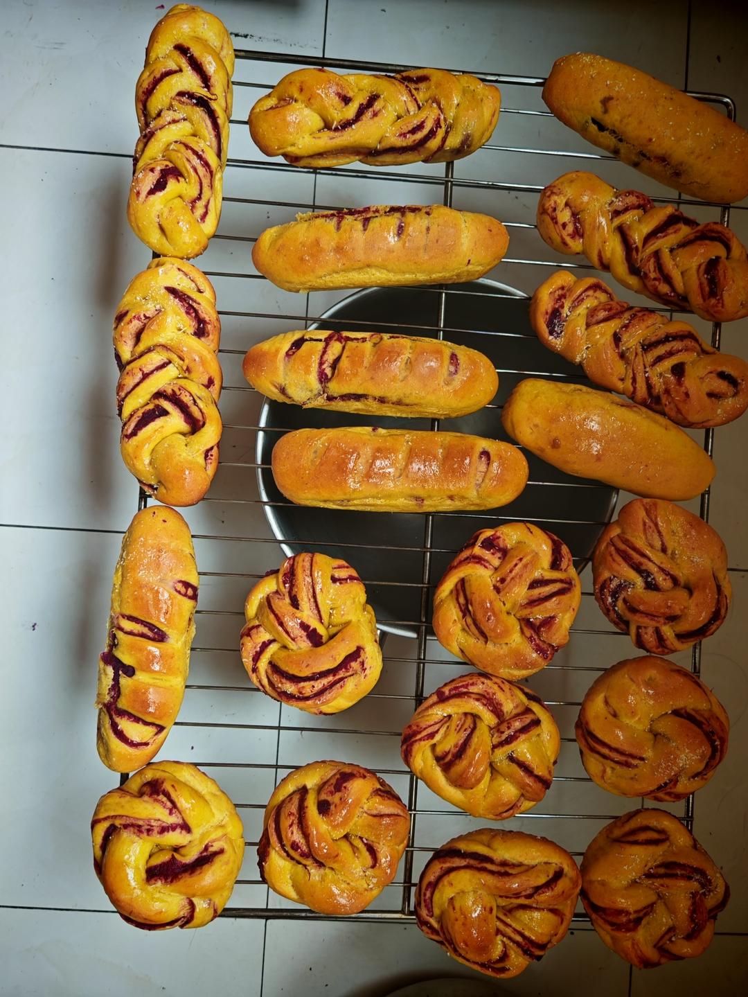 紫薯迷你小吐司