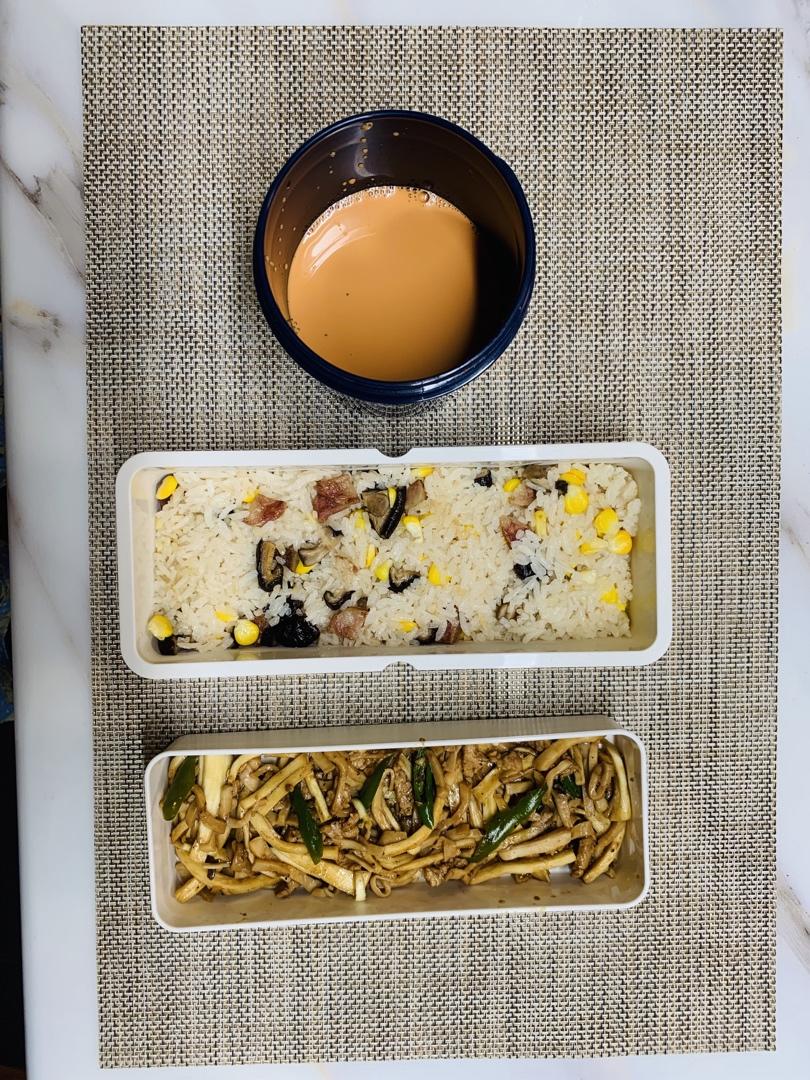 电饭锅版香菇腊肠饭