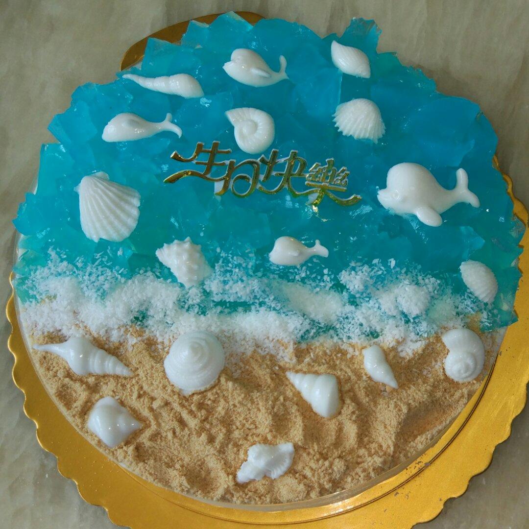 海洋酸奶慕斯蛋糕