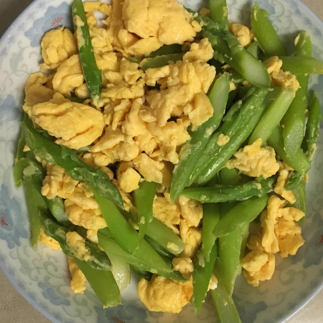 芦笋炒蛋