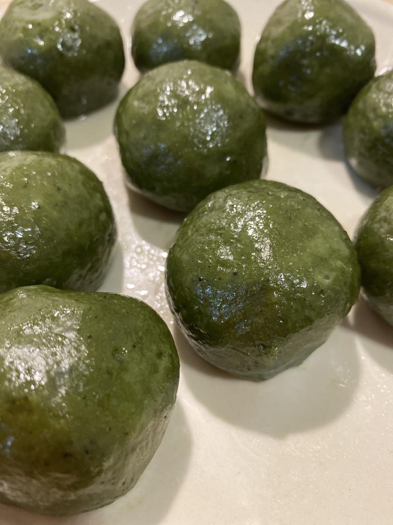 抹茶青团
