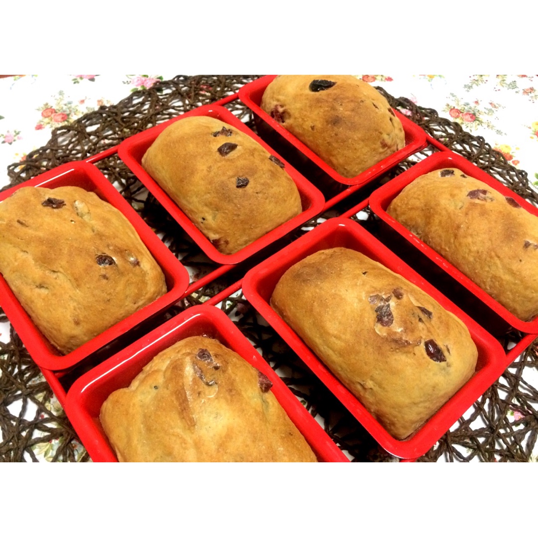 蔓越莓全麦黑糖面包