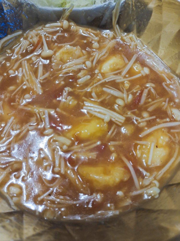 金针菇烧日本豆腐