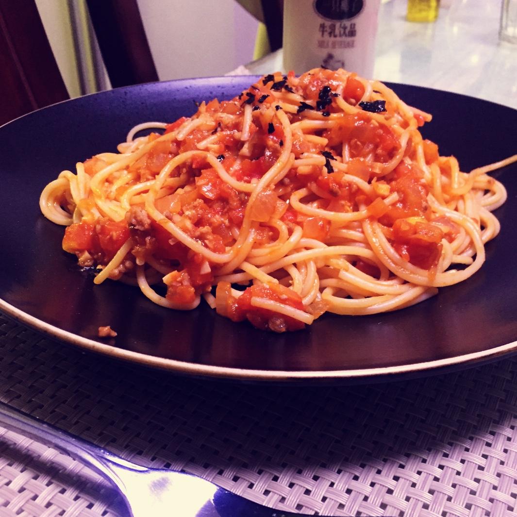 番茄肉酱意面