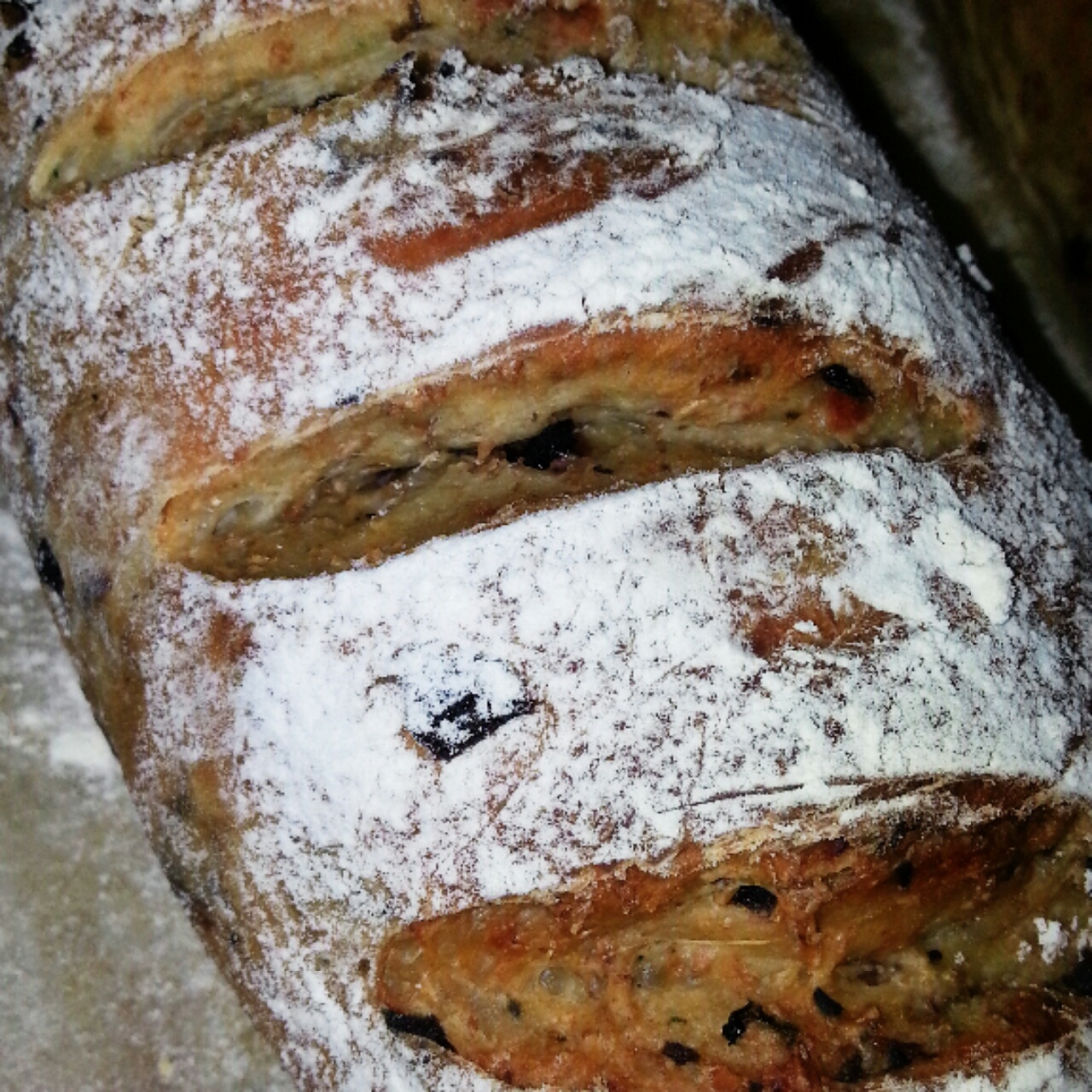 蔓越莓全麦黑糖面包