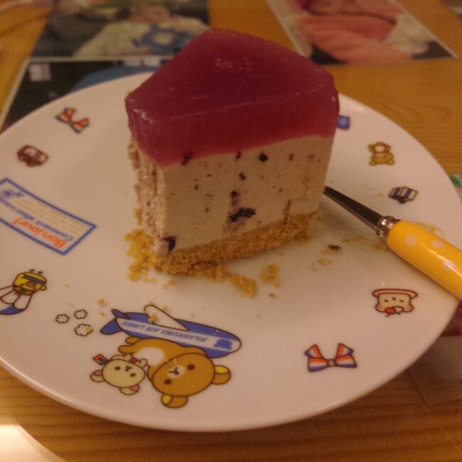 蓝莓慕斯
