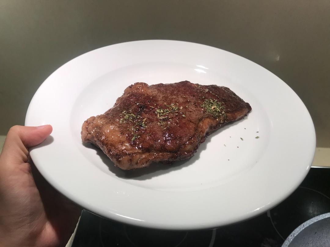 平时煎的简单牛排