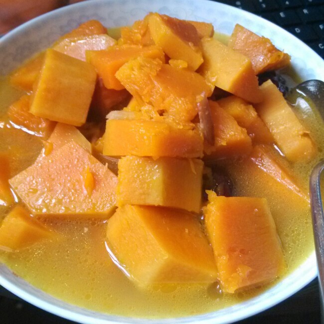 科科专厨做的清煮南瓜