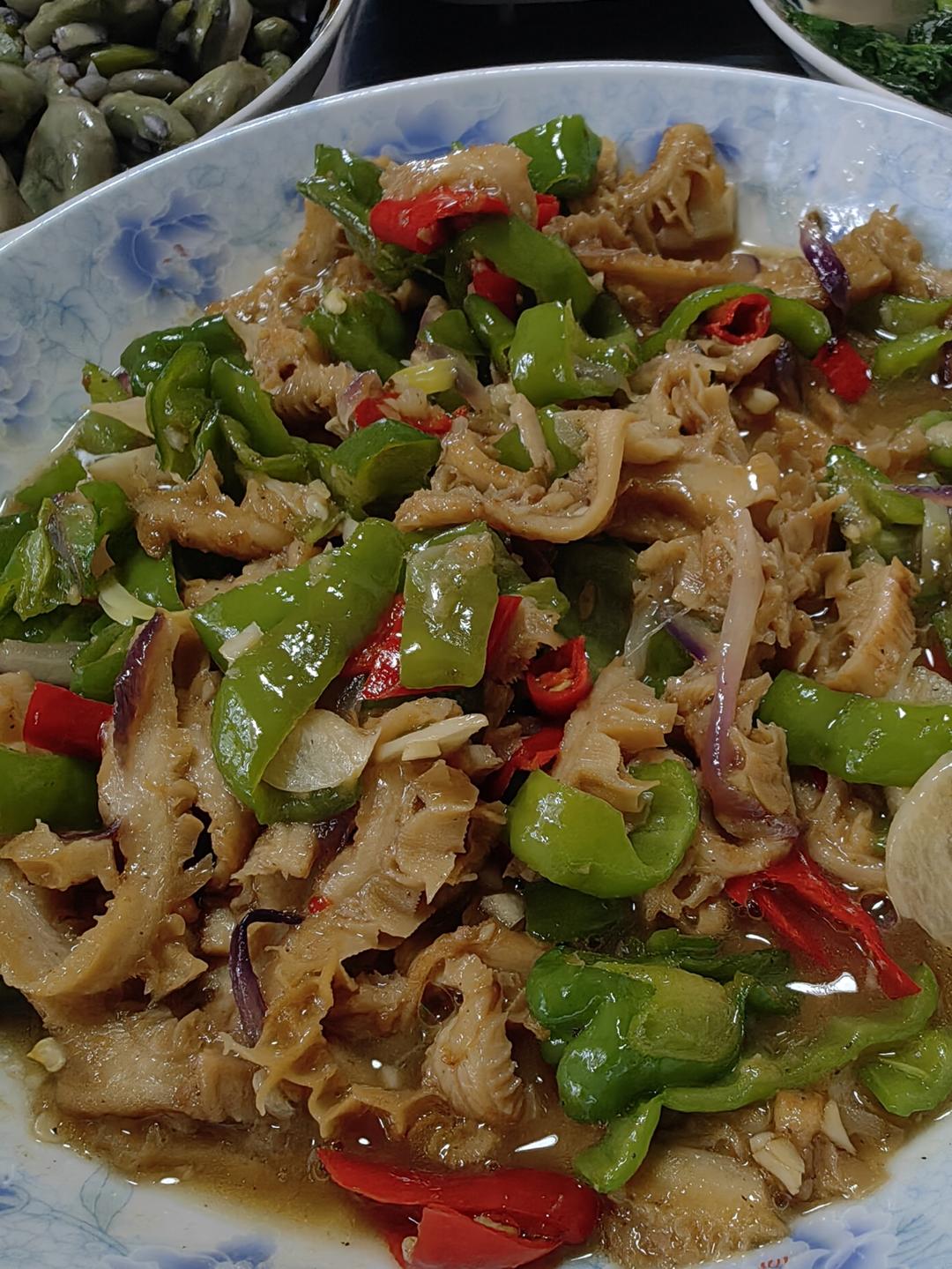 爆炒牛肚-微辣