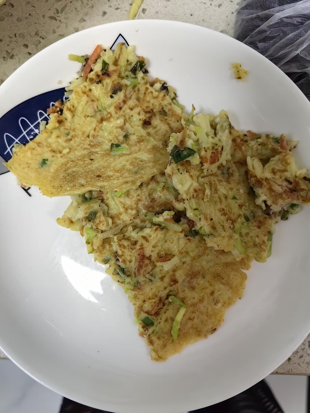 让宝宝爱上吃菜 摊西葫芦软饼（一岁以上婴幼儿辅食）西葫芦黑芝麻鸡蛋饼 煎鸡蛋面糊饼子