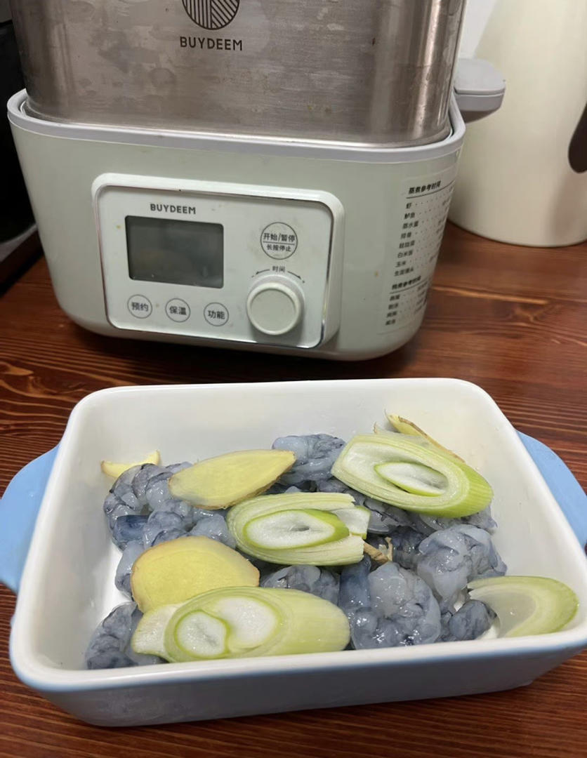 虾仁蒸蛋【10月北鼎蒸煮炖锅食谱】