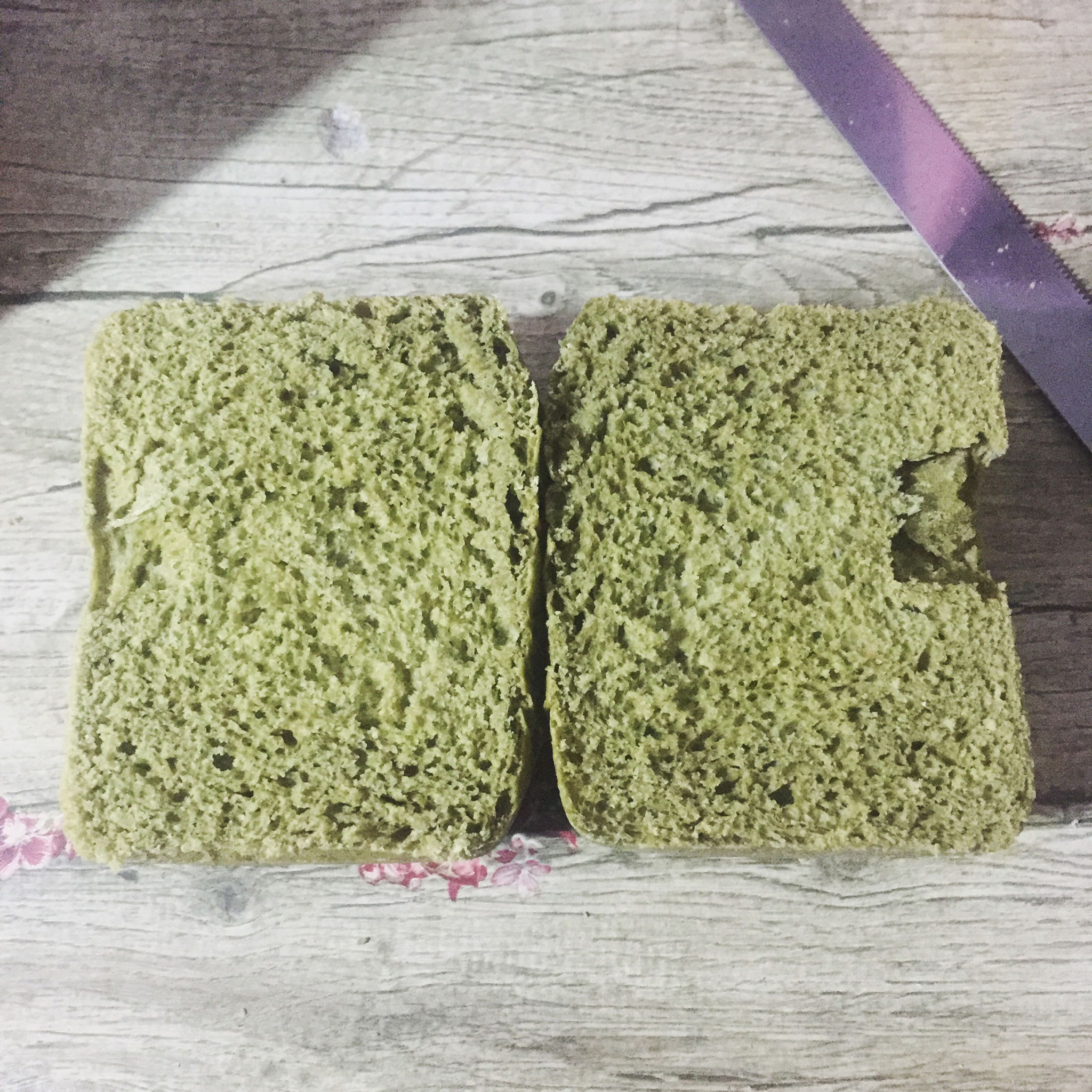 低热量抹茶全麦吐司