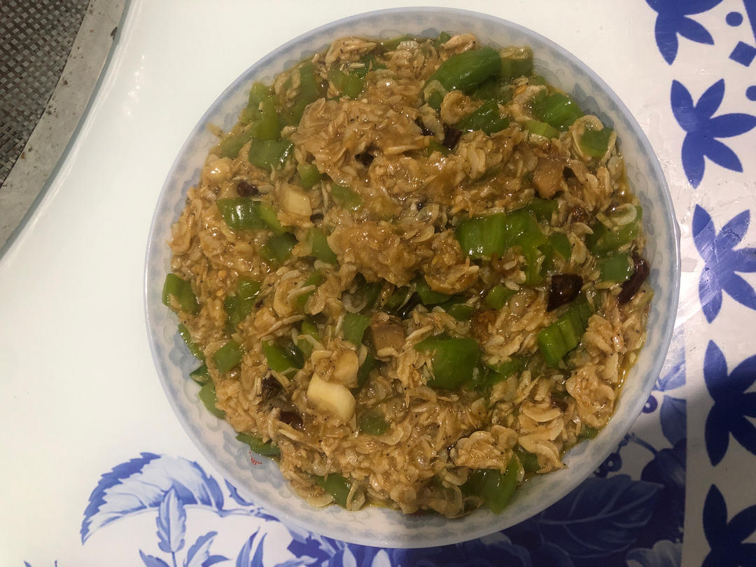 青椒炒虾米