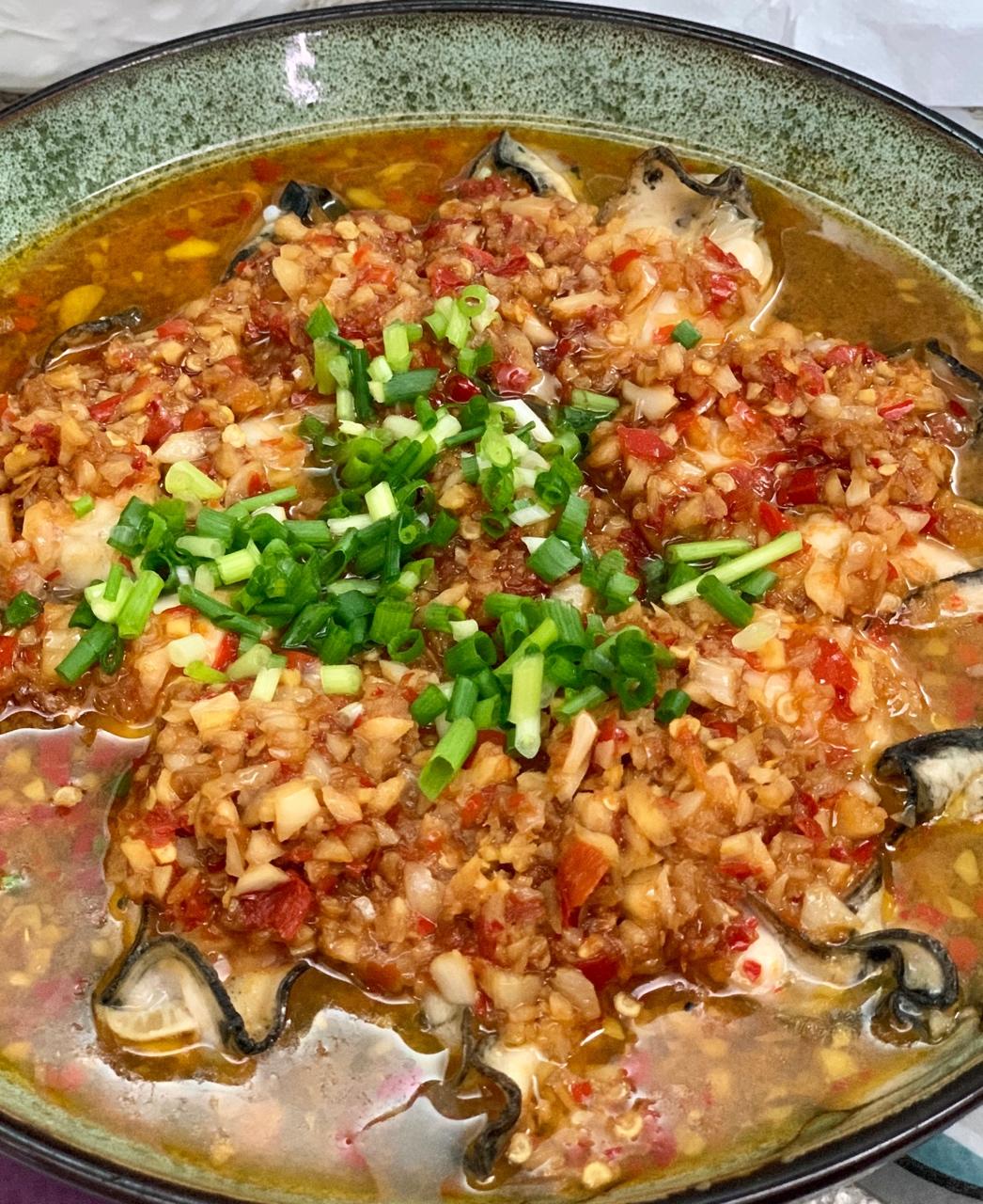 蒜蓉蒸生蚝肉