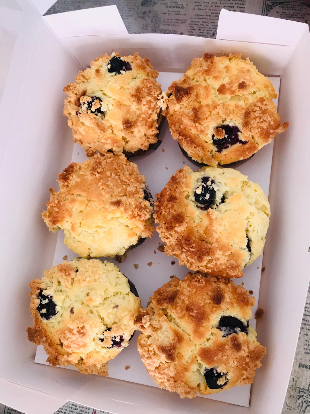 比星爸还好吃的蓝莓麦芬杯子蛋糕（blueberry muffins）（马芬蛋糕）