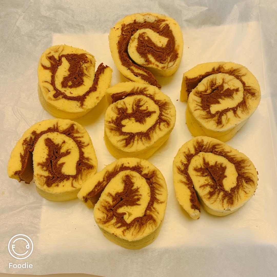 可可戚风蛋糕卷