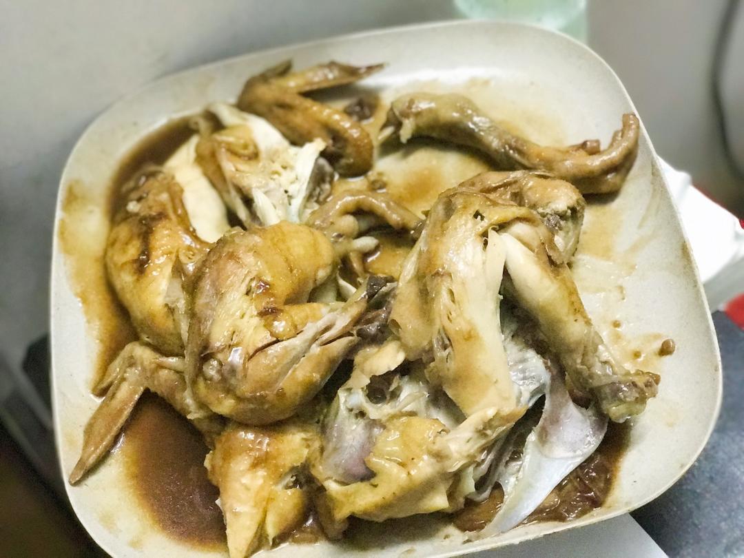 电饭锅简易版：盐焗手撕鸡