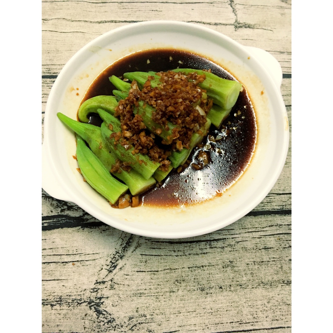 蒜蓉秋葵