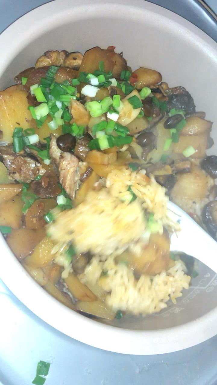 土豆焖饭（电饭锅版）