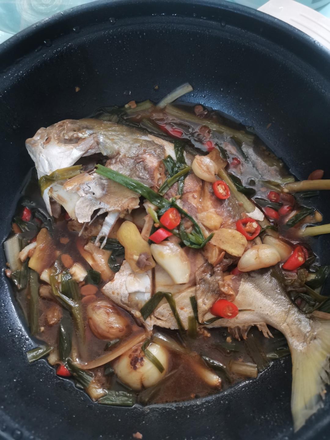 红烧金鲳鱼