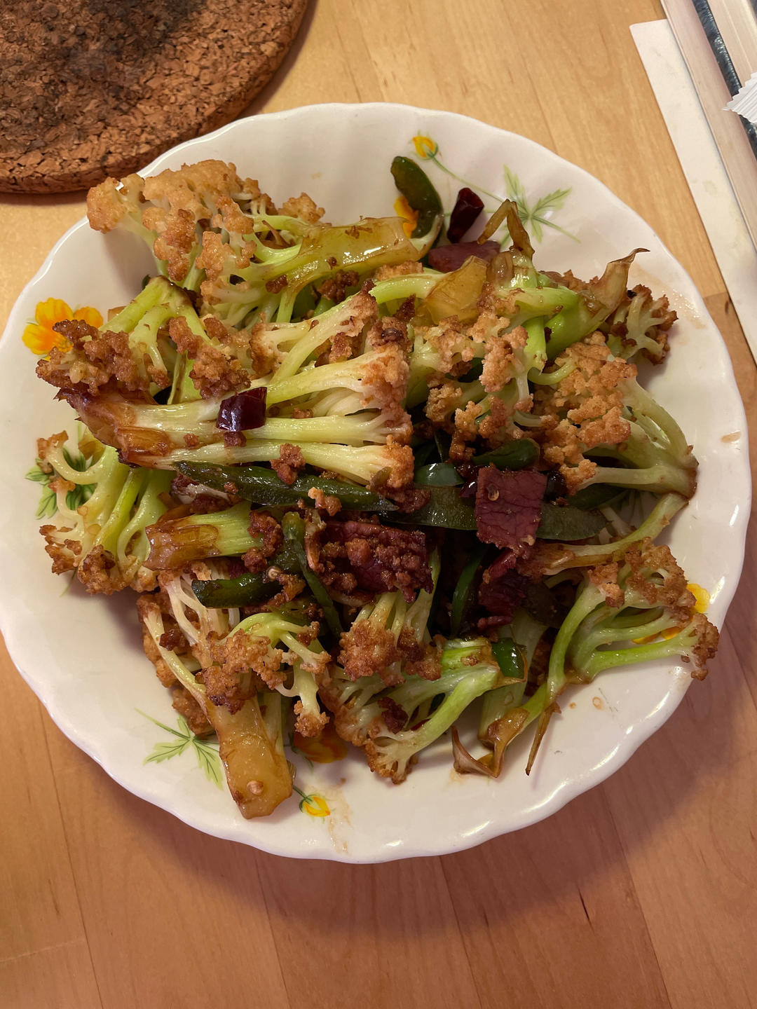 老丁的私房菜-干锅花菜