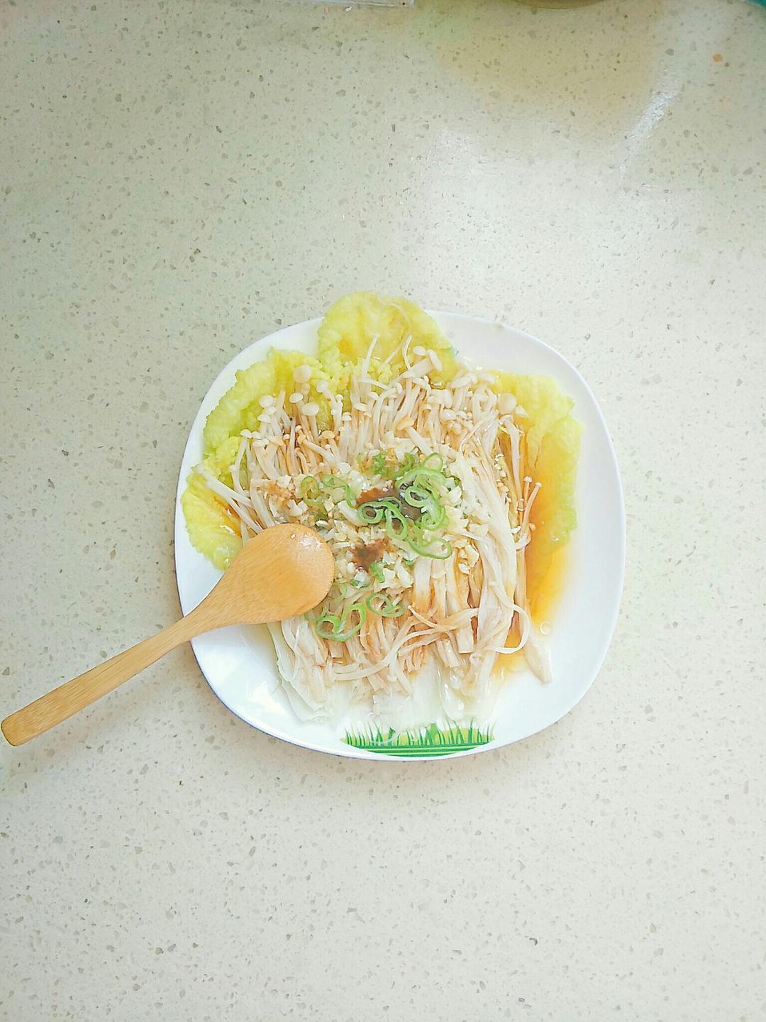 蒜蓉蒸金针菇