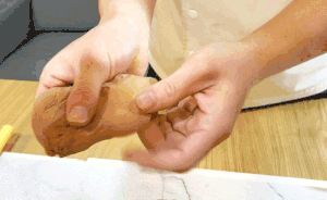 Labo Recipe.1|污•香蕉巧克力脏脏包的做法 步骤4