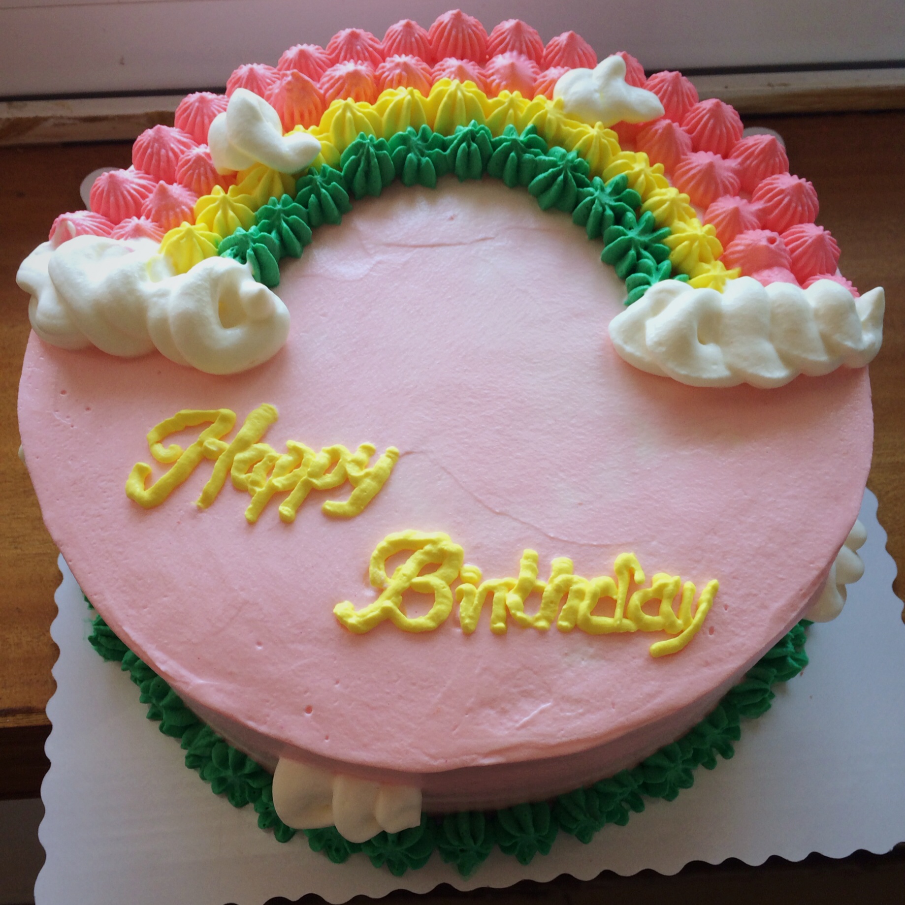 彩虹蛋糕戚风蛋糕胚