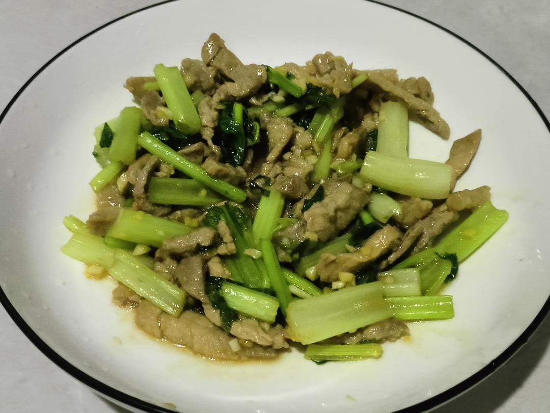 下饭芹菜炒肉