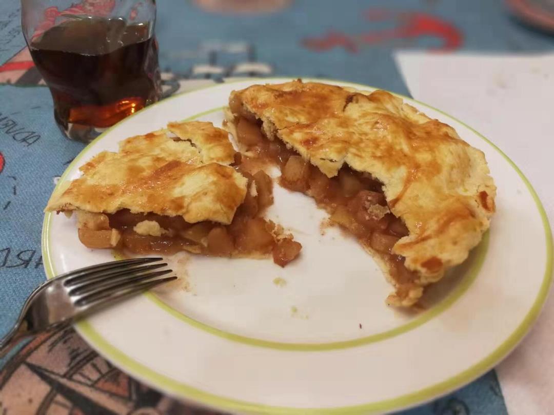 冬日暖食：无黄油の苹果派【Apple Pie】