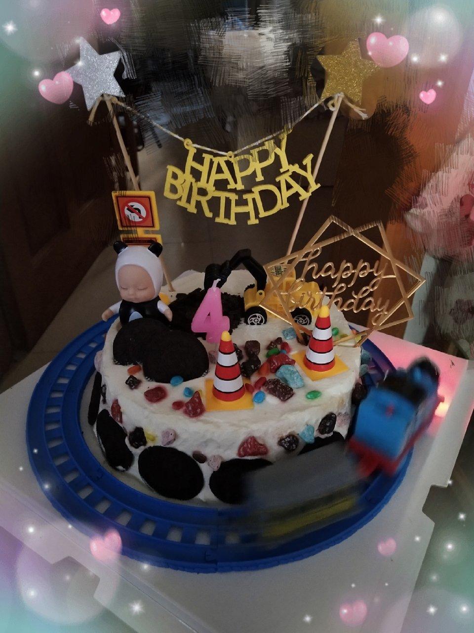 托马斯开动主题蛋糕