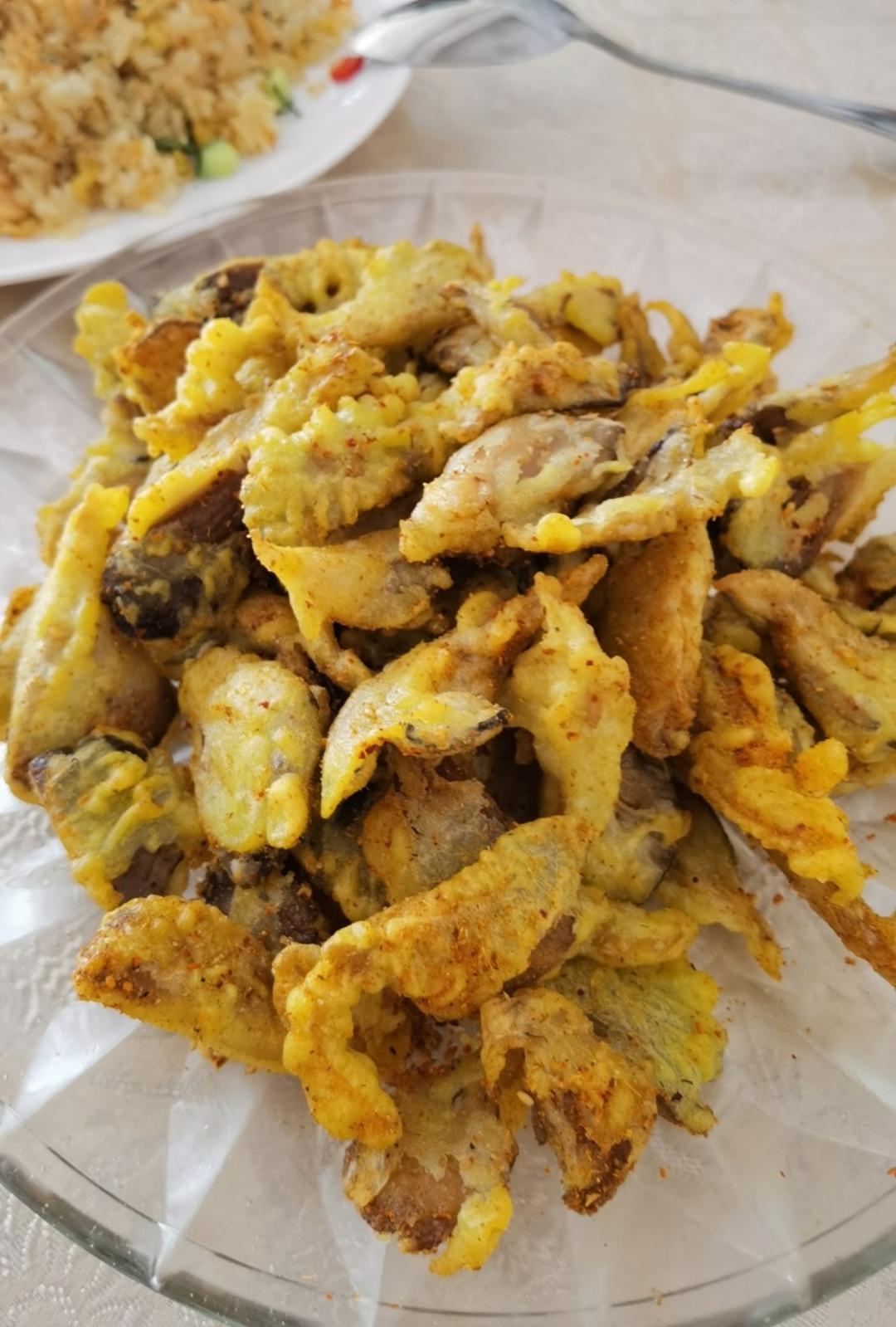 椒盐蘑菇-超好吃的下酒菜