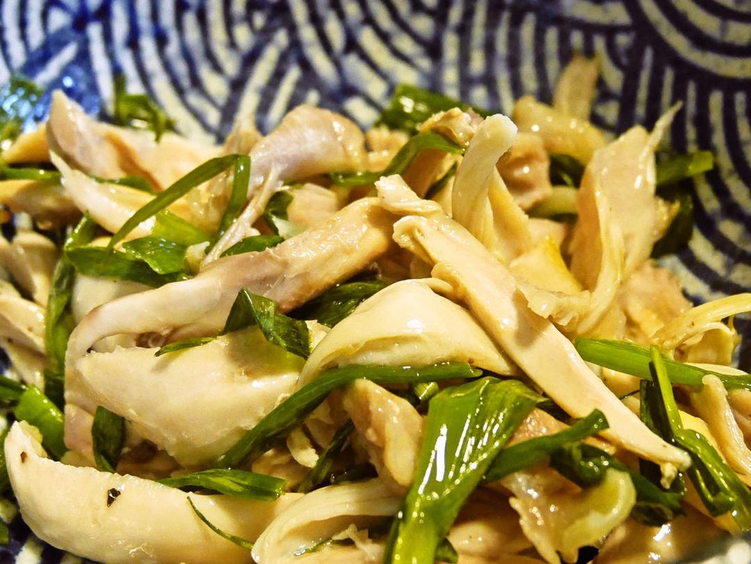 田螺姑娘版葱油手撕鸡