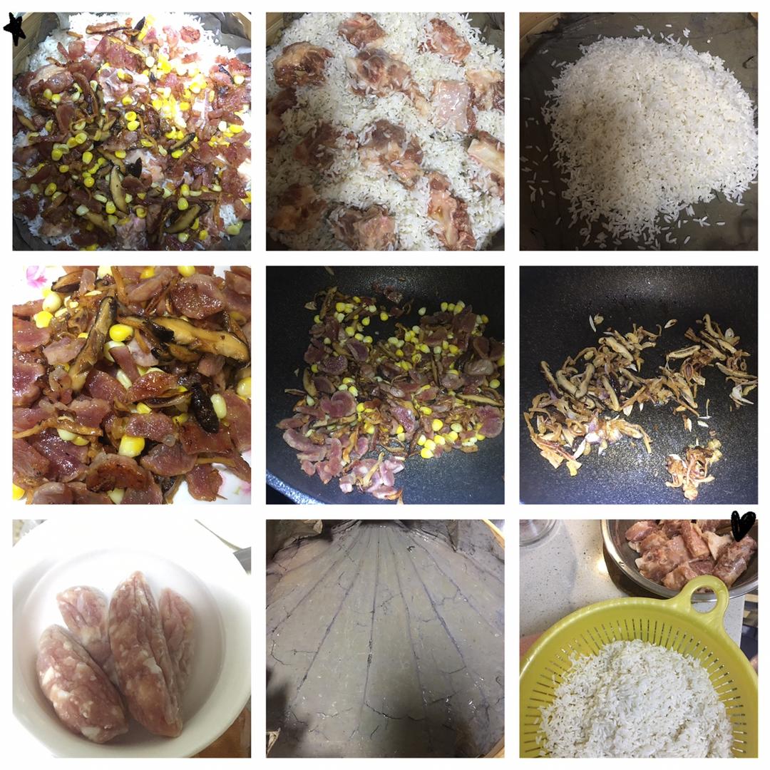 荷叶饭--粽子料