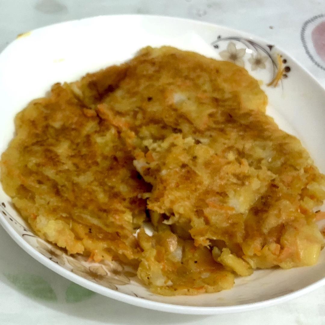 煎胡萝卜丝饼